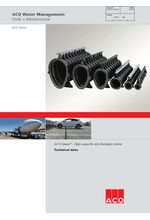 ACO Qmax® slot drainage system