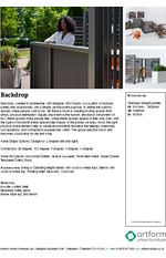 Backdrop technical data sheet
