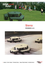 Sienna  recycled plastic picnic table