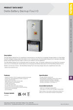 Delta Battery Backup Foul V3 DMS E030 
