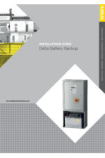 Delta battery backup installation and operating guide