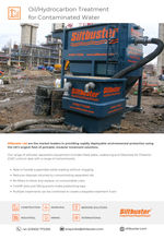 Siltbuster Oil Water Separators Datasheet