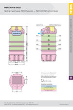 Delta Bespoke 800 Series 800 2000 chamber fabrication sheet