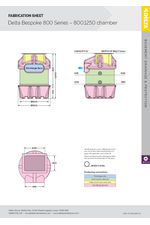 Delta Bespoke 800 Series 800 1250 chamber fabrication sheet