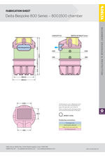 Delta Bespoke 800 Series 800 1500 chamber fabrication sheet