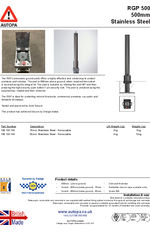 AUTOPA RGP 500 Stainless