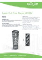 Laser Cut Tree Guard LC002 DataSheet 