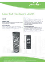 LaserCut Tree Guard LC004 DataSheet