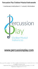 Percussion Play Maintenance Instructions