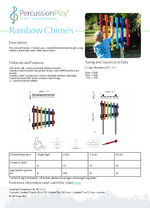 Rainbow Chimes Cut Sheet