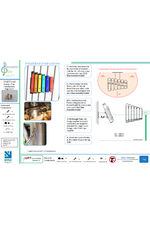 Rainbow Metallophone Installation Instructions (Wall Fix)