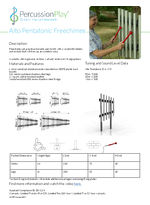 Freechimes Pentatonic Cut Sheet