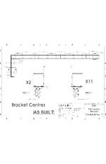 Fifty Paddington Eastbourne Terrace London W2 - L3 - Bracket Centres drawing