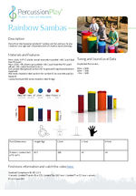 Rainbow Sambas Cut Sheet