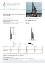 Blues Tembos Cut Sheet