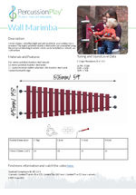 Wall Marimba Cut Sheet