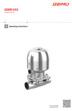 GEMÜ 652 Pulsation Damper operation instructions