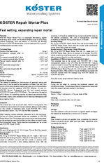 Koster Repair Mortar Plus