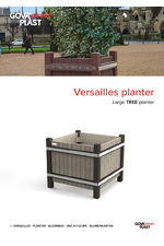 Versaille recycled plastic tree planter