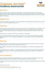 Gripsure Accoya® Technical Specification