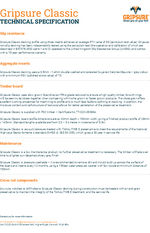 Gripsure Classic Technical Specification