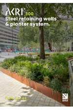 AKRI 300 steel retaining walls technical brochure