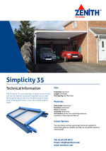 Simplicity 35 canopy shelter