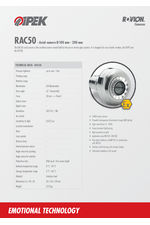 iPEK RAC50 Data Sheet