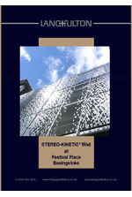 Stereo-Kinetic® Wall for refurbished car park at Festival Place, Basingstoke