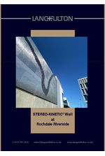Stereo-Kinetic® Wall at Rochdale Riverside