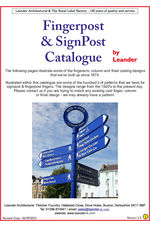 Leander Fingerpost Columns and Signs