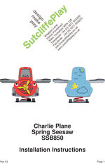 Charlie the Plane seesaw - installation