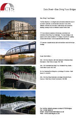 Bow string truss bridges data sheet