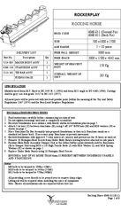 Rocking Horse Installation Sheet