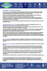 Root Barrier C3 installation instructions