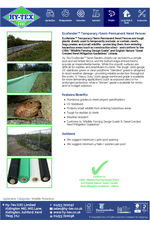 Ecofender™ newt and wildlife fences data sheet