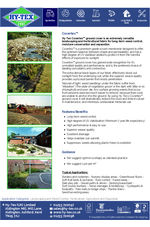 Covertex™ weed control ground cover fabric data sheet