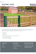 Playtime gates spec sheet