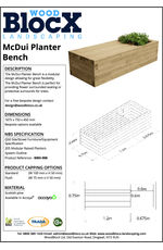 The McDui Planter Bench