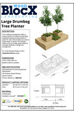 Large Drumbeg Tree Planter Date Sheet