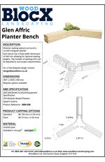 Glen Affric Planter Bench