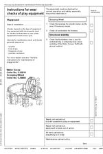 Water scoop wear checks