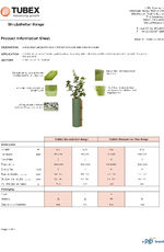 Tubex shrubshelter Range data sheet