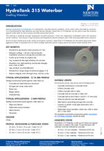 HydroTank 315 Waterbar Data Sheet