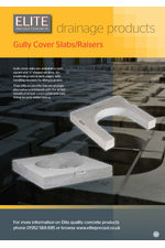 Gully cover slabs/raisers