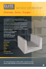 Channels, ducts, troughs