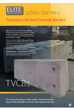 Temporary Vertical Concrete Barriers  (TVCBs)