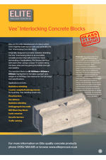 Vee™ interlocking concrete blocks