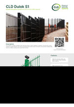 CLD Dulok S1 Double Wire Panel Fencing Data Sheet