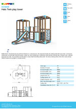 Halo Twin Play Tower